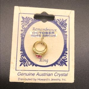 🌸Antique October Birth stone charm - ready for a mom or grandma chain🌸